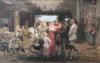 Репин И.Е. Проводы новобранца. 1879.  ГРМ